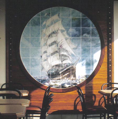 Bateau — Panneaux & fresques