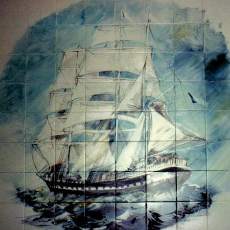 Bateau — Panneaux & fresques