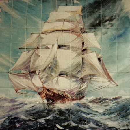 Bateau — Panneaux & fresques