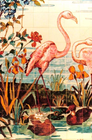 Flamant — Panneaux & fresques