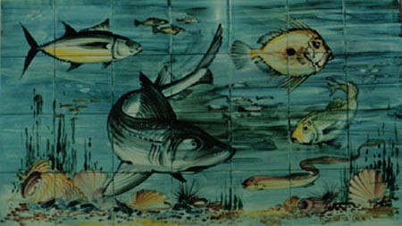 Poisson — Panneaux & fresques