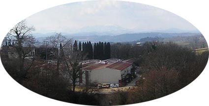 Vue de l'usine du Grès du Colombier